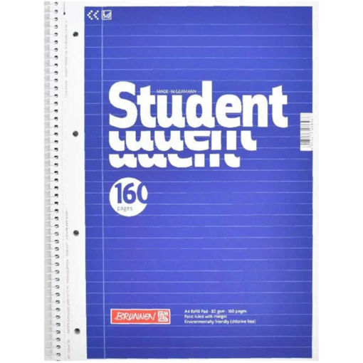 Picture of BRUNNEN REFILL PAD A4 160PGS SPIRAL